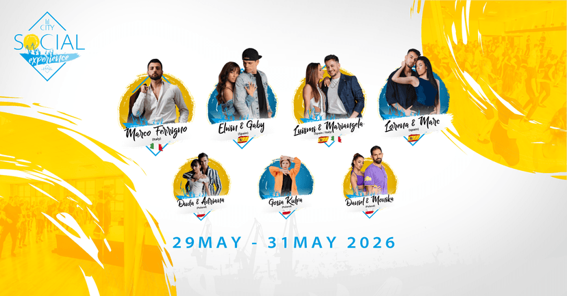 6th 3CSEX - 3 City Social Experience Official Event 29-31.05.2026