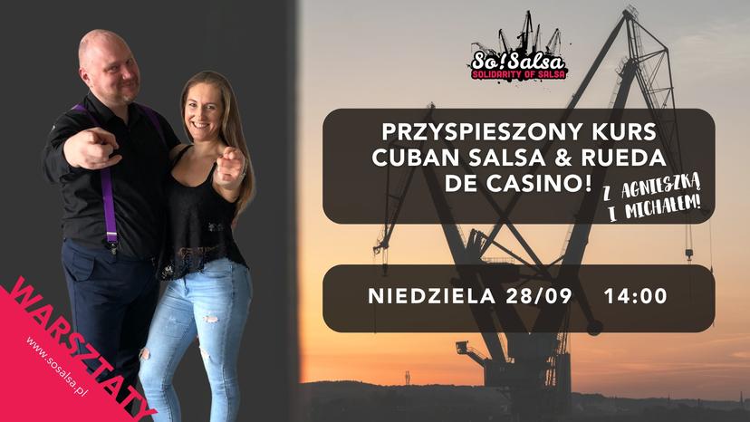 PRZYSPIESZONY KURS SALSY KUBAŃSKIEJ I RUEDY DE CASINO