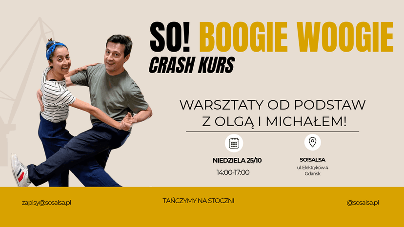CRASH KURS BOOGIE WOOGIE Z OLGĄ I MICHAŁEM! 💃🏽🕺🏽