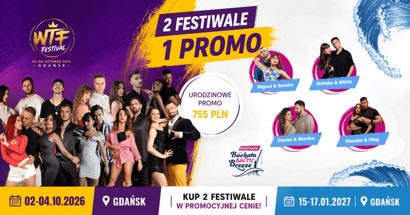 🎉 URODZINOWE PROMO! WTF2026 + BBB2027 🎉